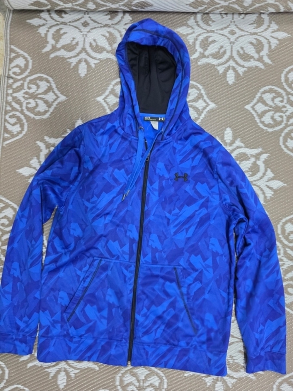 Under Armour Blue Camo Hoodie Jacket